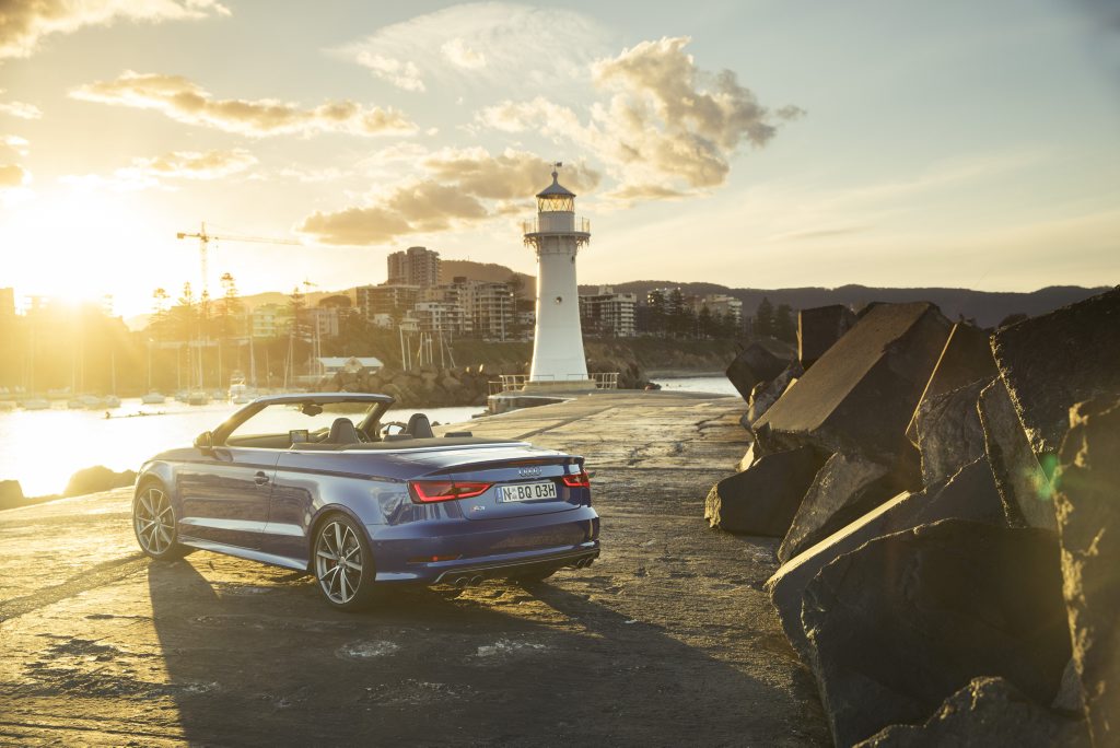 Style and performance help create a desirable offering in Audi's new droptop S3. Style and performance help create a desirable offering in Audi's new droptop S3.